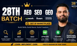 28th Batch SEO-AEO-GEO Course Module by Hridoy Chowdhury