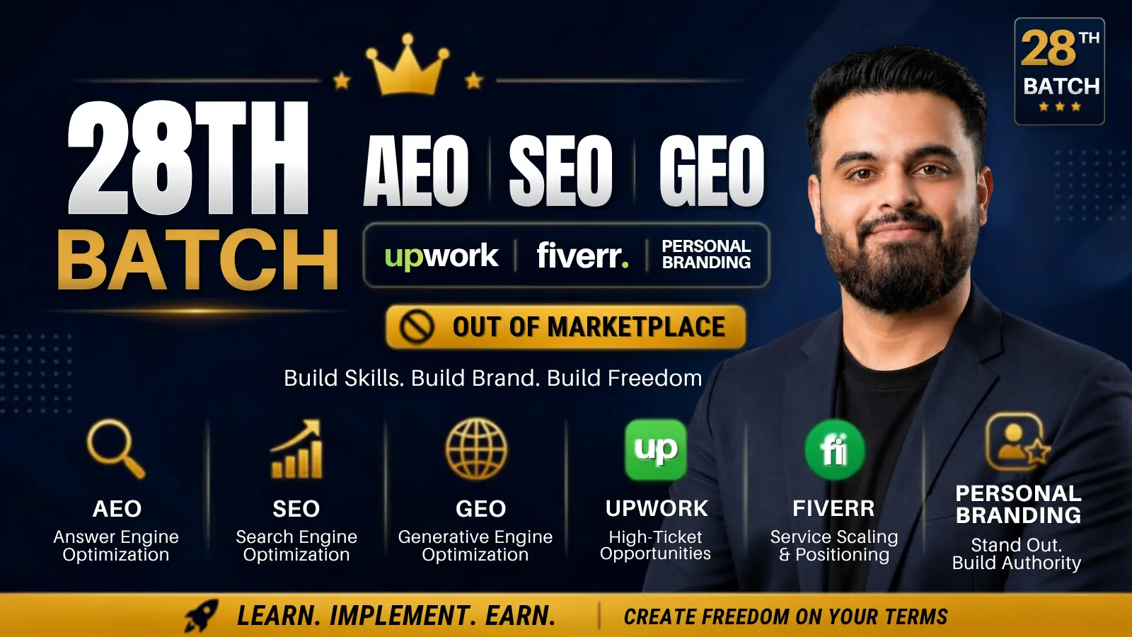 28th Batch SEO-AEO-GEO Course Module by Hridoy Chowdhury
